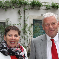 Der Tiroler Vorsitzende Paul Hofbauer mit Gattin Karin.