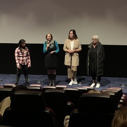 Julia Granitzer, Gudrun Kattnig, Petra Plonner und Rita Dullinger am Podium